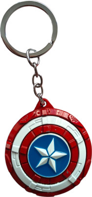 JEMIFLY Captain America Spinner Keychain Key Chain