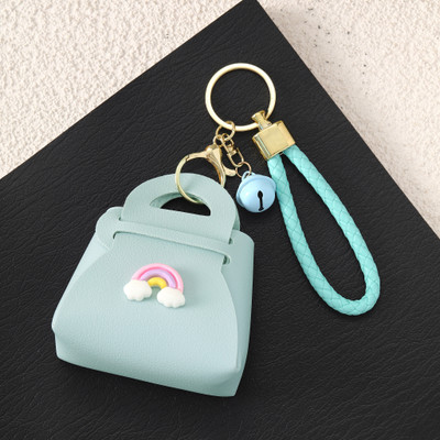 Salty Rainbow Mini Blue Bag Charm Key Chain