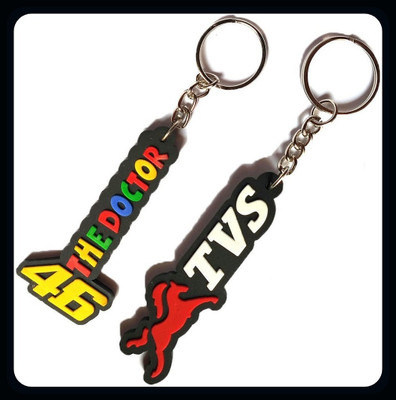 Meeko.com The doctor 46 & Tvs rubber bike-KC Key Chain