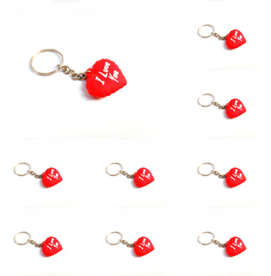SHIVRAJ I love you velentine key chain for couples pack of 9 pcs Key Chain
