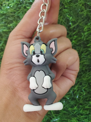 ShopTalk Cute Cartoon character Tom High Quality Rubber Made Key Chain