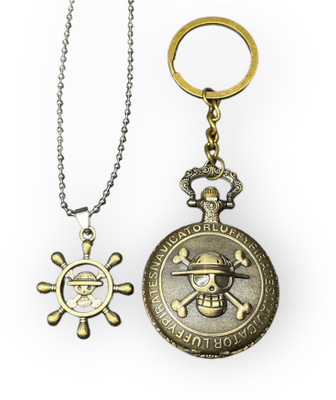 sky enterprises Luffy - One piece Pocket Watch Key Chain with Locket for Men/Women Key Chain Key Chain