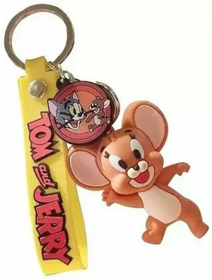 DOKCHAN Cute jumping Tom 3D Keychain With Charm Key Chain Key Chain