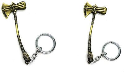 MAG BEE Infinity War Thanos Gauntlet Stormbreaker Golden Combo Pack of 2-kC437 Key Chain