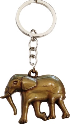 BLESSINGS Elephant Bronze Effect Plastic Key Chain