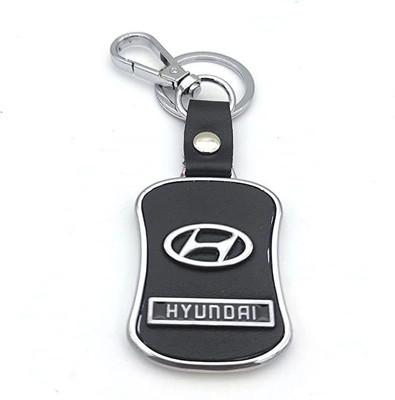 BBG FK_BLACK HYUNDAI LEATHER KEYCHAIN Key Chain