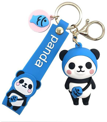 gtrp Cute Panda PVC Cartoon Animal Doll Car Keyring Pendant-New679 Key Chain