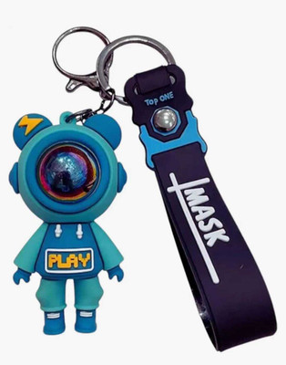 BGH Bear Astronaut Space Key Chain Cute Stylish Bag Car Key Decoration Key Chain