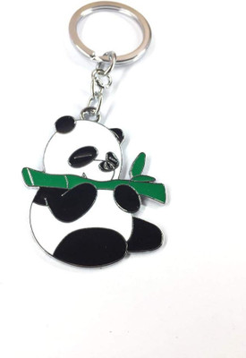 Skycart Green Kung Fu Panda Metal Keychain/Keyring for Men and Women Key Chain