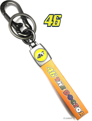 FLAMBE Model 46 thedoctor Bike Scooty Keychain premium Stainless steel Metal finish Key Chain