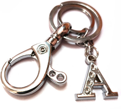 ShopTop Hook with Alphabet A keychain 1 piece Key Chain