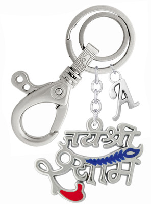 KYP Fashion God Jay Shree Shyam Khatushyam Ji Krishna Pendant Alphabet A Gift Keyring Key Chain