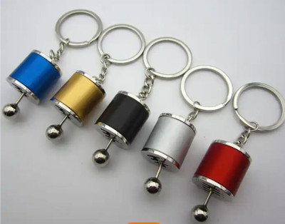 gtrp Gear Transmission Fidget Keychain Creative Auto Part Model Six-Speed 12 Key Chain