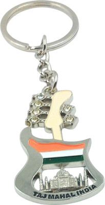 Key Era Guitar Style Taj Mahal India Key Chain