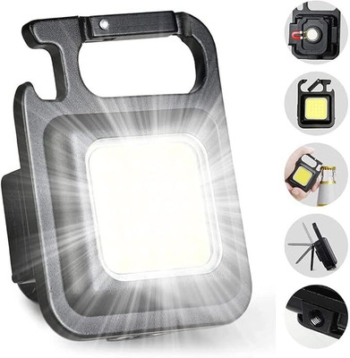 TUNISKY LED Keychain Flashlight, 800 Lumens COB Rechargeable Keychain,4 Light Key Chain