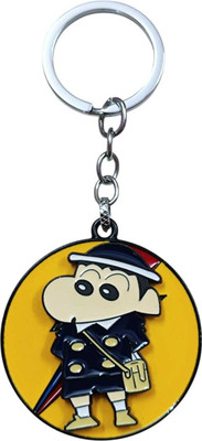 PEARLISH Premium Quality Shinchan School Dress 360 degree Rotating Keychain Key Chain