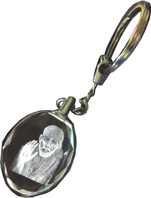 shinde exports shirdi sai baba crystal key chain Key Chain