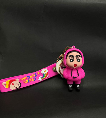 sky enterprises 3D Rubber Shinchan Keychain, Keyring, Random colors Key Chain
