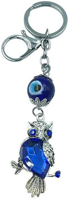 GKM Stylish Evil Eye Owl protecting keychain for cars/Bikes Key Chain