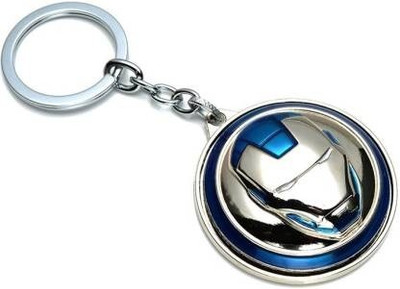 JAINSON MARTIN Rotating Ironman Keychain Blue In Color Key Chain