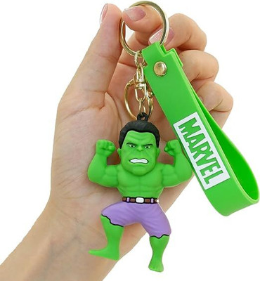 Ignite Hulk Keychain Soft Silicone Keyring Wristband Strap For Car Bike Bag Key Chain