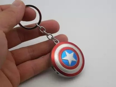 hurrio Captain America Shield Avengers Design Key chain Key Chain