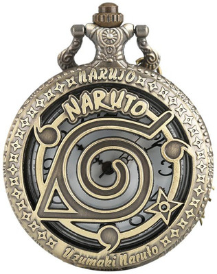 Buko Vintage Pocket Watch Naruto Character Japanese Anime Key Chain