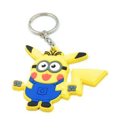 Key Era Minion Cartoon Rubber Key Chain