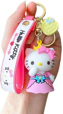 gtrp Cute Kitty 3D Keychain | Keyring & Quirky Bag Charm Hd 17 Key Chain