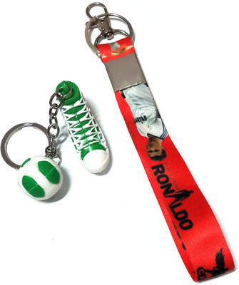 ShopTop Cristiano Ronaldo CR7 tag with green shoe Keychain for bike & car Key Chain Key Chain