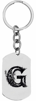 Sullery Stainless Steel Alphabet Letter Keychain Initial CharmSullery2025452 Key Chain