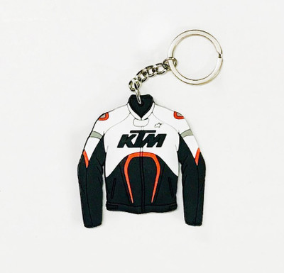 RIANZ Rubber Bike Car Bag Keychain Keyring Jacket Design For KTM DUKE Key Chain