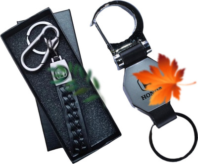 MAG BEE Styling Car /Compatible with Honda Combo Pack of 2 Car-kC193 Key Chain