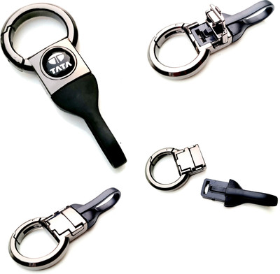 ADOREAL TATA KEYCHAIN AND KEYRING LEATHER BELT METALLIC 2025 EDITION Key Chain