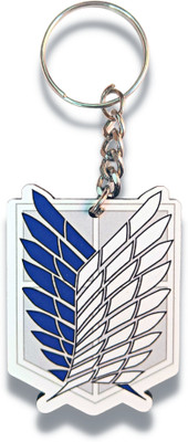 The K Fandom Attack On Titan - Wings Of Freedom Keychain | Anime Keyring | AOT Merch | MDF Key Chain