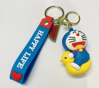 Shop Grab Famous Cartoon Cute Doraemon Keychain for Boys and Girls with Long Strap & Hook Key Chain
