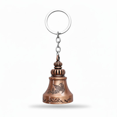 Airzy Biker Guardian Bell Keychain – Good Luck Charm Key Chain