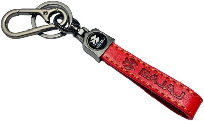 M Creations Leather Key Chain, with Metal & Leather finish Key Chain for Men & Women Key Chain