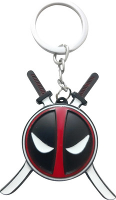 BBG NEW_Deadpool super Hero premium quality rotating keychain Key Chain