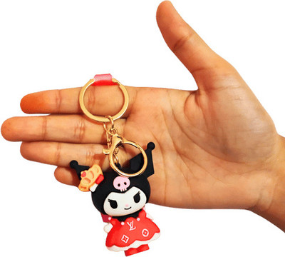 PMC CREATIVE cute curumi 3D keychain for cute accessory, kawaii keychain, bag charm Key Chain