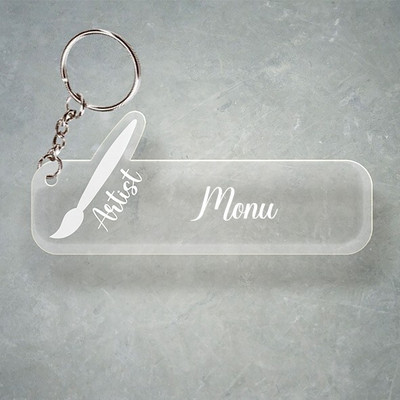 SY Gifts D2 Artist Keychain With Monu Name Key Chain