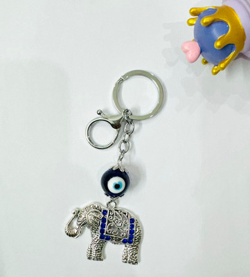 SHRI JI ELEPHANT Evil Eye Keychain Key Chain