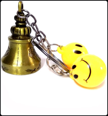 Meeko.com Lucky Guardian bell with smiley for men ,women and boys-KC Key Chain