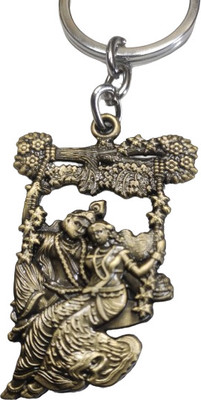 mik RADHA KRISHNA PREMIUM METAL Key Chain
