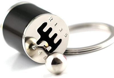 Divy Rotating Gear Shift Keychain Unique Car Gift Key Chain