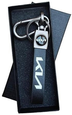 keynix Leather Keychain Compatible With Kia Seltos Key Chain