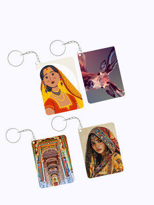 jojo creation JOJO present handicraft design printed keychain for car and bike Key Chain