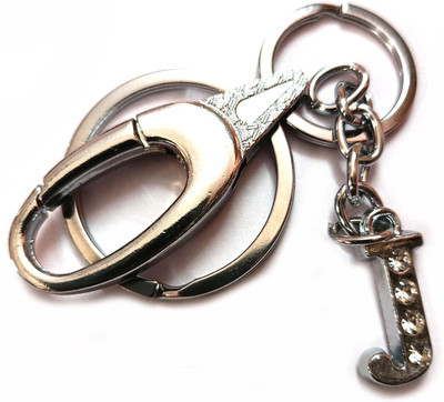 ShopTop Letter 'J' keychain with hook 01w Key Chain