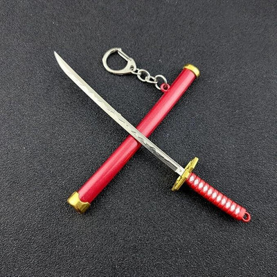 gtrp Katana with Push Button | Cool Anime 011-New364 Key Chain