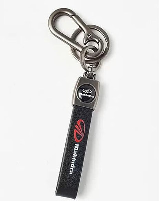 BBG NEW_Mahindra Car Old logo design key chain with metal hook Key Chain